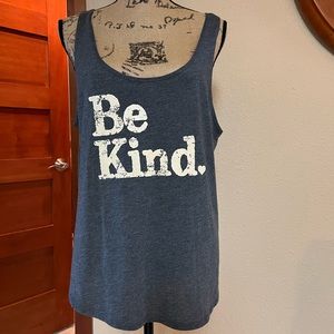 Be Kind Tank from KindCotton.com - Sz L